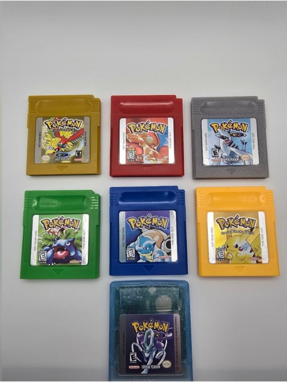 Pokémon Gameboy Game Lot Collection Of 7 Reproduction Games